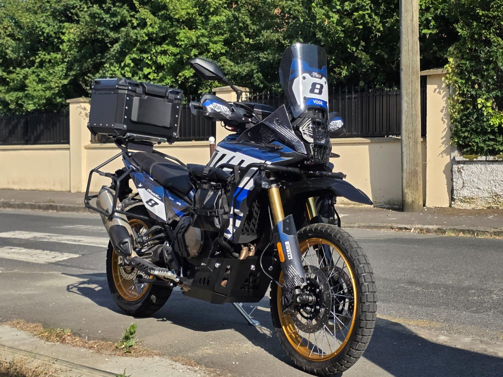 Support garde boue Polisport haut Voge DS800x Rally